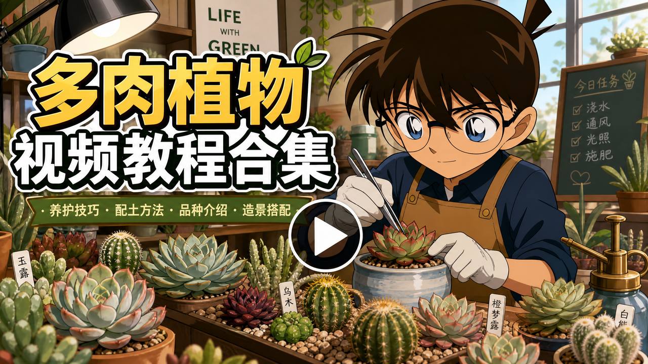 芒果视频多肉植物视频教程合集